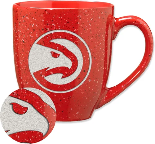 Vista 83 de Rico Industries NBA 16 oz Team Color Laser Engraved Speckled Ceramic Coffee Mug 3-Color del