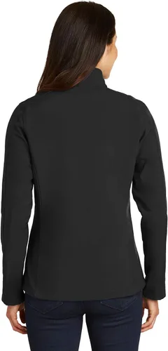Vista 4 de Port Authority Chaqueta Core Soft Shell para mujer, Rojo (Rich Red), 3XL