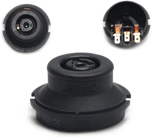 Vista 3 de Fielect Conector eléctrico del acoplador de la base de la caldera de 2 uds, punta de control de temperatura, zócalo de base superior negro 220V