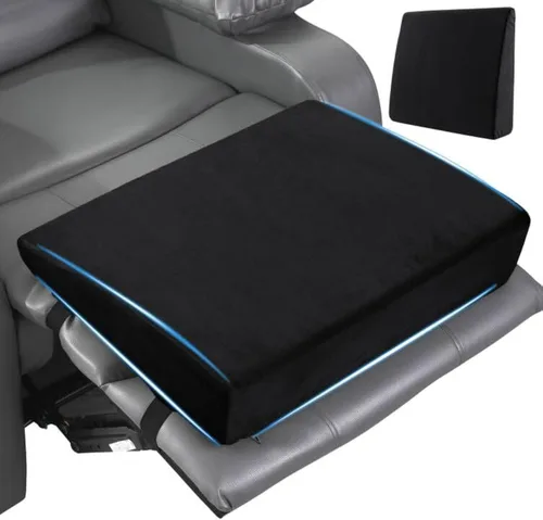 Vista 8 de MABOZOO Almohada de Cuña para Piernas de Sillón Reclinable, Cojín de Espuma Extra Grande para Reposapiés con Correas Ajustables, Extensor de Café