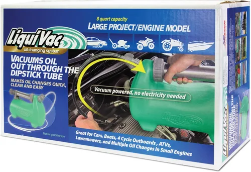 Vista 2 de Sistema de cambio de aceite para motor de tamaño grande LiquiVac, de Air Power America, L