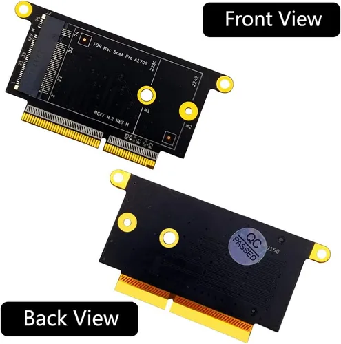 Vista 4 de HLT NGFF M.2 NVMe Key M 2230/2242 - Adaptador para MacBook A1708
