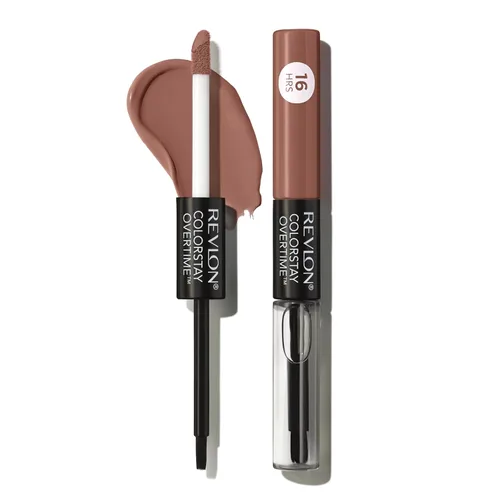 Vista 27 de Revlon Lápiz labial líquido con brillo de labios transparente, colorStay Overtime Lipcolor, relleno de calcetines para mujeres, 005 Infinite 005