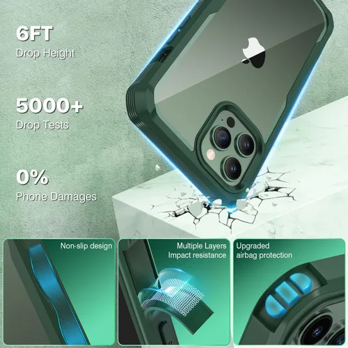Vista 404 de CENHUFO Funda de privacidad para iPhone 11 Pro, funda de cuerpo completo con protector de pantalla de privacidad de vidrio templado 9H integrado