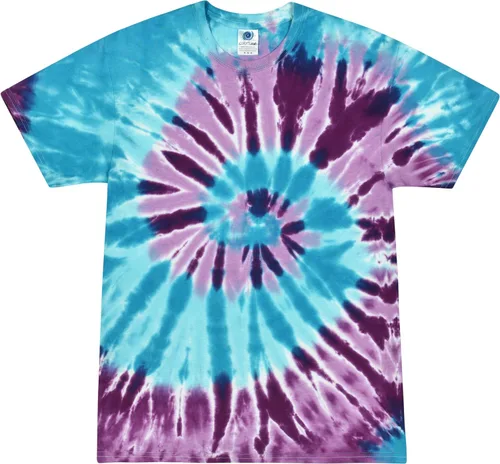 Vista 83 de Colortone Camisetas Tie Dye para Hombre y Mujer - Camisetas de manga corta unisex Tie-Dye para adultos Acadia