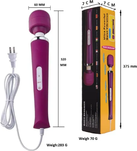 Vista 2 de Masajeador eléctrico de gran herramienta eléctrica para pies, cuello, espalda, mano, pierna, brazo, hombro, masaje, dolores, recuperación deportiva