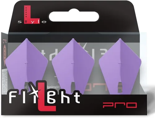 Vista 5 de L-style L7 Astra PRO Molded Dart Flights – Kite-Inspired Shape – Champagne Ring Compatible – for Soft Tip & Steel Tip Darts