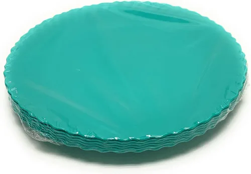 Vista 37 de Mintra Home Colección Curly (Plato de 9.75 pulgadas - 12 piezas, Azul)