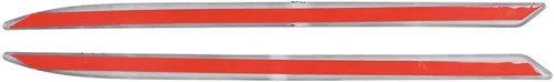 Vista 6 de YIWANG Cubierta cromada ABS para campana de ventilación, listón de aire, 4 piezas para Land Rover Range Rover Evoque (L551) 2019 2020 Accesorios