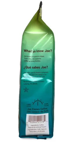Vista 3 de Joe Knows Coffee Coconut Crazy Joe, bolsa de 12 onzas – Café tostado medio