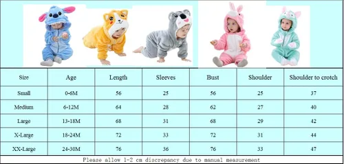 Vista 7 de Mono unisex de franela de invierno y otoño traje de cosplay de animales