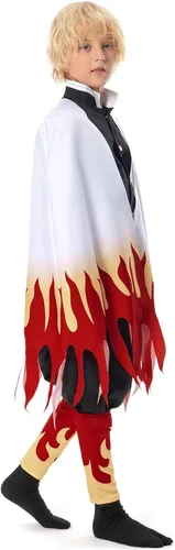 Vista 4 de Seaehey Disfraz de kimono japonés de Tanjiro Kamado Nezuko Giyuu para niños
