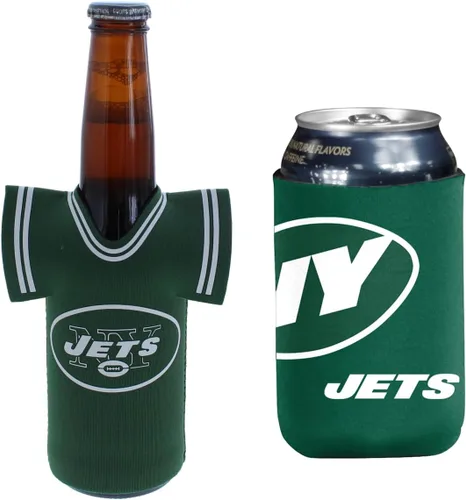 Vista 101 de Soporte aislante para latas y botellas de fútbol americano enfriador de bebidas Huggie (Nueva Orleans (Saints) - Negro) Nueva Orleans (Santos)