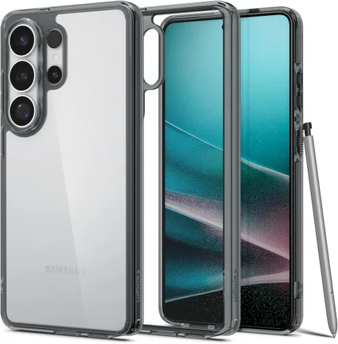 Vista 20 de Spigen Ultra Hybrid diseñado para funda de Galaxy S24 (2024) [antiamarilleamiento], [protección de grado militar] - cristal transparente