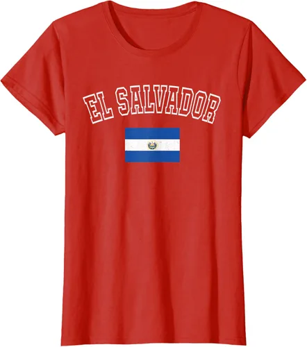 Vista 76 de Camiseta vintage con diseño de la bandera de El Salvador