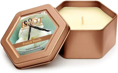 Vista 11 de Root Candles Velas perfumadas Honeycomb Traveler - Vela de mezcla de cera de abeja hecha a mano, 4 onzas, madera de cedro japonés