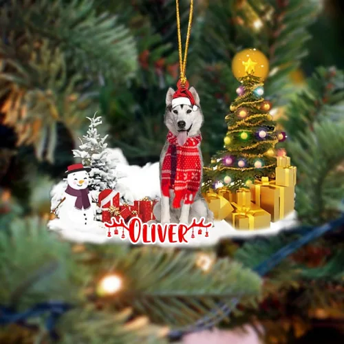 Vista 115 de NAZENTI Adorno personalizado de gato abisinio con árbol de pino, adorno de Navidad personalizado para perros amantes de las mascotas, colgante