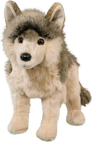 Vista 2 de Douglas Peluche de lobo ahumado