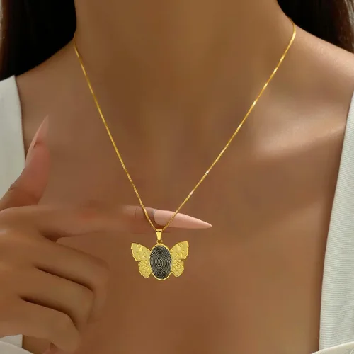 Vista 8 de Collar personalizado con dije de mensaje de escritura a mano, grabado personalizado, collar conmemorativo para mujer, joyería conmemorativa, regalo