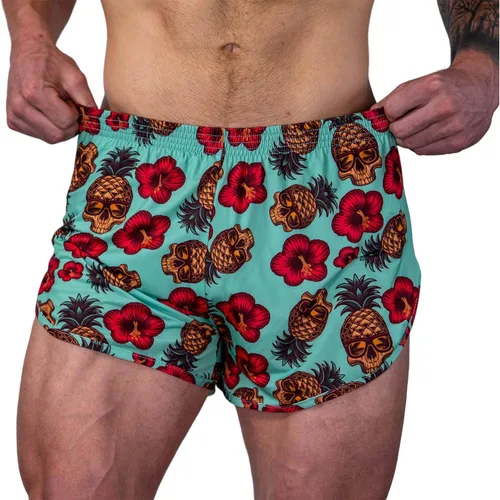 Vista 2 de Combat Iron Ranger - Calzones Silkies para hombre, pantalones cortos de correr para hombre, pantalones cortos de 2.5 pulgadas, pantalones cortos