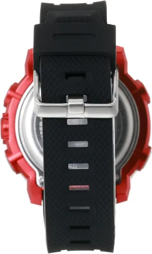 Vista 3 de Men's Digital Chronograph Silicone Strap Watch, 408482