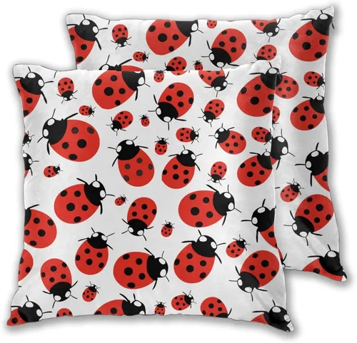 Vista 33 de Juego de 2 fundas de almohada cuadradas de Acción de Gracias, hojas de arce otoñales, fundas protectoras para sofá con cremallera oculta, 16 x 16