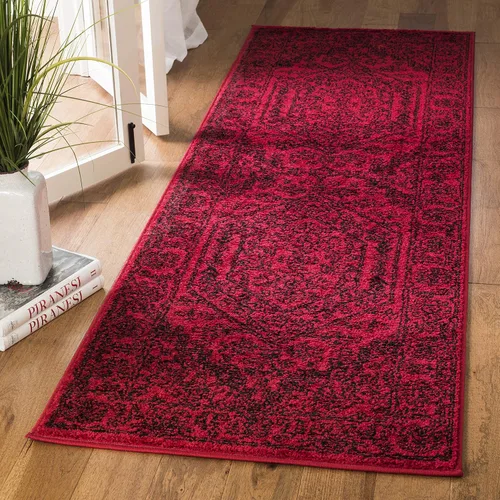 Vista 13 de SAFAVIEH ADR108B - Tapete de la colección Adirondack, 2 pies 1 pulgada x 6 pies, marfil y plateado, diseño de medallón oriental, no desprende