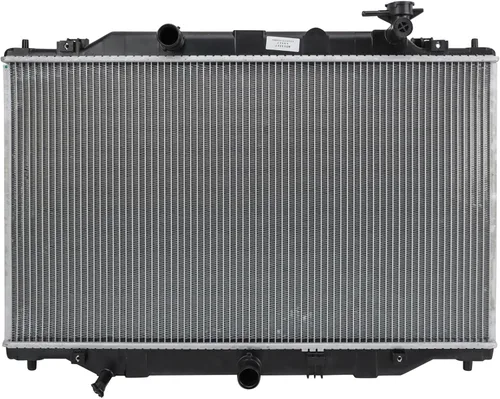 Vista 112 de TRQ Radiador de núcleo de aluminio de 1 fila Compatible con Subaru WRX STI 2.5L Turbo AWD 2015-2020