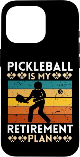 Vista 20 de Pickleball Is My Retirement Plan Case for iPhone 16