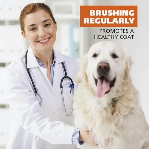 Vista 7 de Wahl Rastrillo para mascotas de doble fila 2 en 1 con hoja de desprendimiento de pelo para perros o gatos por la marca utilizada por profesionales