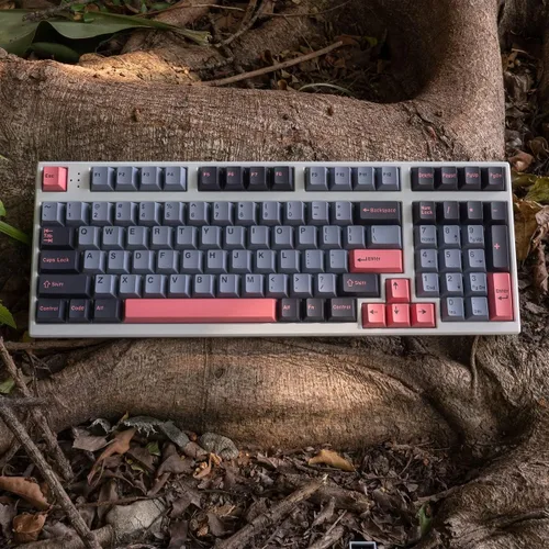 Vista 6 de mintcaps Juego de 173 teclas Cherry Profile Doubleshot Custom Negro Gris Rosa Teclado Mecánico 60% 65% 75% 95% Cherry MX
