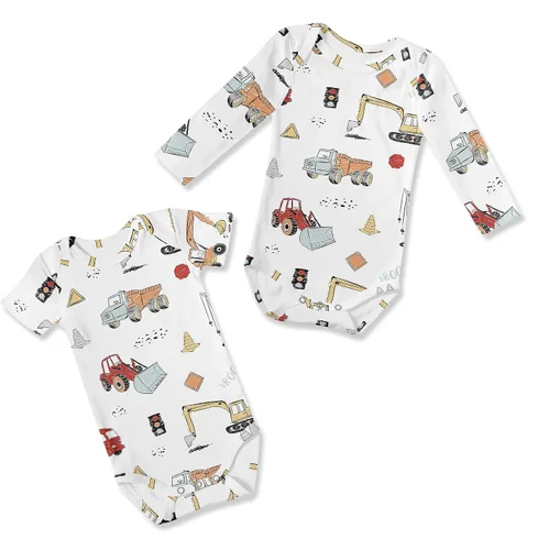 Vista 21 de Sweet Jojo Designs Baby Clothes Bodysuit Short Long Sleeve Newborn Infant Bodysuits