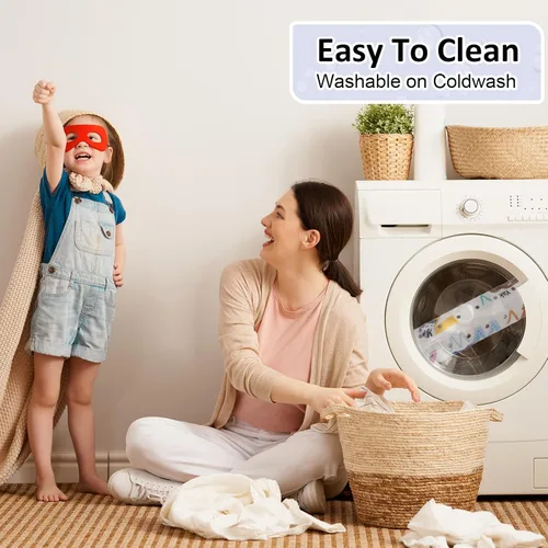 Vista 7 de Topotdor Alfombra de Baño para Bebé para Bañera para Niños, 40 X 16 Pulgadas Extra Larga Alfombra de Bañera para Niños Pequeños Antideslizante