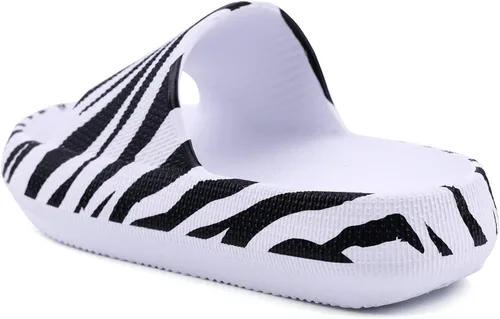 Vista 3 de FJPTREN Zapatos de nube para niños y niñas, sandalias acolchadas antideslizantes, zapatos de ducha ligeros, plataforma para niños, suela gruesa