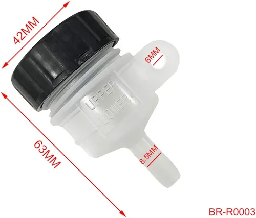 Vista 2 de Cilindro maestro de freno trasero universal depósito de aceite para Honda Yamaha Kawasaki KTM Suzuki RM80 RM85 RM125 RM250 GSX600F GSX750F DR250