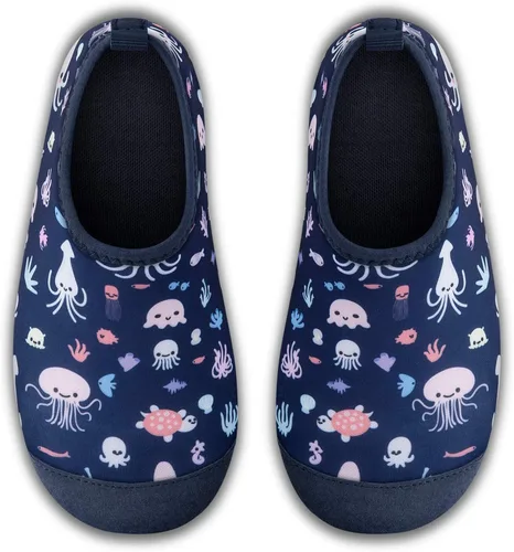 Vista 5 de SEEKWAY - Zapatos de agua para niños y niñas, de secado rápido, antideslizantes, calcetines acuáticos para deportes al aire libre, piscina