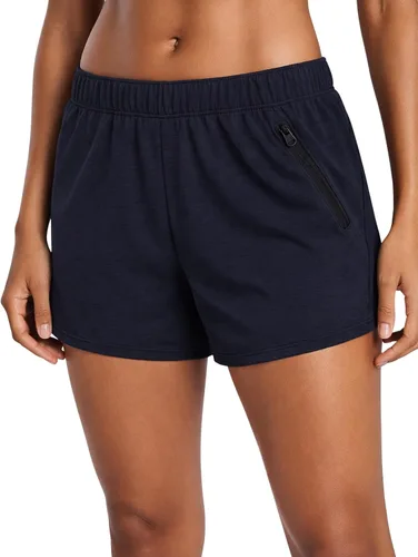 Vista 19 de Paquete de 1 o 5 pantalones cortos de entrenamiento para mujer con Negro