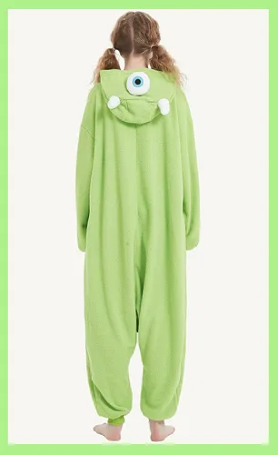 Vista 5 de SWEETXIN Adult Unisex Onesie Pajamas Halloween Christmas Sleepwear Jumpsuit Cosplay Costume