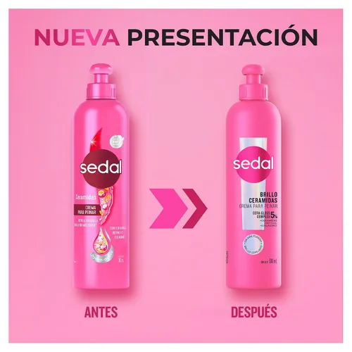 Vista 8 de Sedal S.O.S. Ceramides con Micro Ceramides Crema Peinado 10.1 fl oz