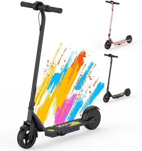 Vista 12 de Electric Scooter Adults & Kids,350/250W Powerful Motor,15/10 Miles,19/9 Mph,8.5/6.5" E Scooter with LCD Display Púrpura