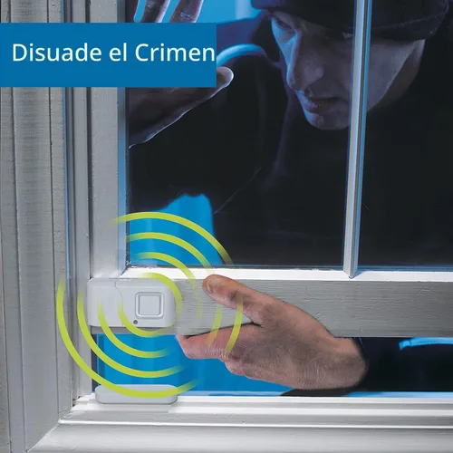 Vista 5 de Philips Alarma de seguridad personal para ventanas y puertas, paquete de 4