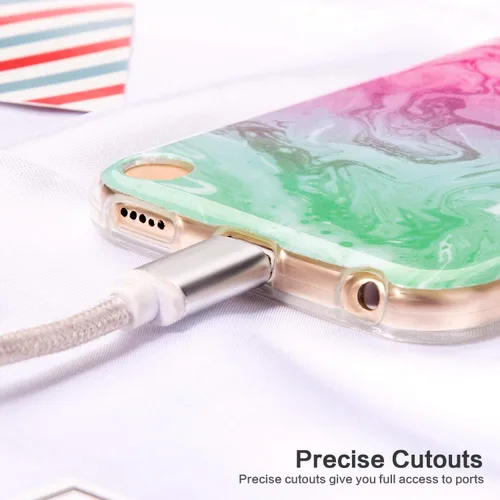 Vista 7 de IDWELL - Funda para iPod Touch 7ª generación con 2 protectores de pantalla, funda para iPod Touch 6 y iPod 5, ajuste delgado, antiarañazos