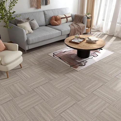 Vista 5 de VaryStyle Paquete de 20 pisos impermeables para despegar y pegar, azulejos de vinilo con aspecto de madera de 12 x 12 pulgadas, autoadhesivos