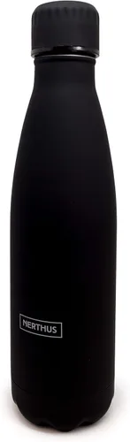 Vista 39 de NERTHUS FIH 712 - Botella aislada de doble pared para diseño frío y caliente, acero inoxidable, 11.8 fl oz, sin BPA, 18/8, color azul bebé