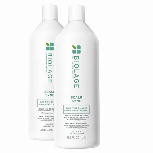 Vista 11 de Biolage Scalp Sync Clarifying Shampoo - Residue & Buildup Remover, For Oily Scalp