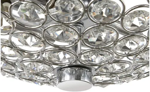 Vista 7 de Home Decorators Barclay - Soporte empotrado de 2 luces cromado y cristal