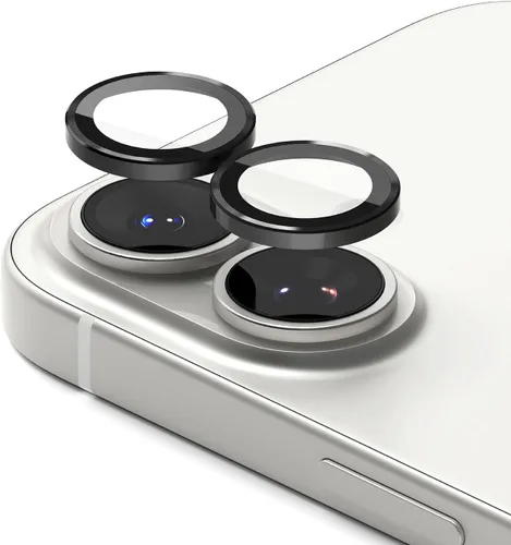Vista 14 de Ringke Marco de cristal para lente de cámara [cubiertas individuales para lentes] compatible con iPhone 16 Plus y iPhone 16, protector de lente