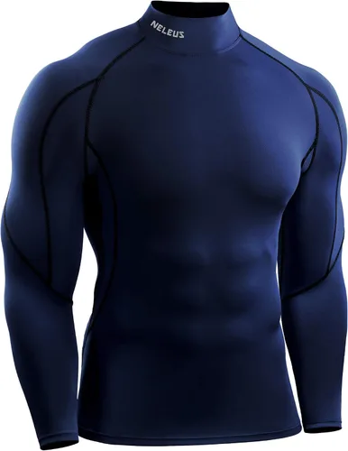 Vista 5 de NELEUS Paquete de 3 camisetas de compresión atlética para hombre