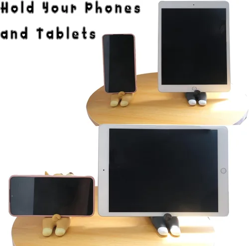 Vista 3 de Bonito soporte para teléfono celular para escritorio, soporte para iPhone para oficina, tableta, accesorios, regalos, accesorios de decoración
