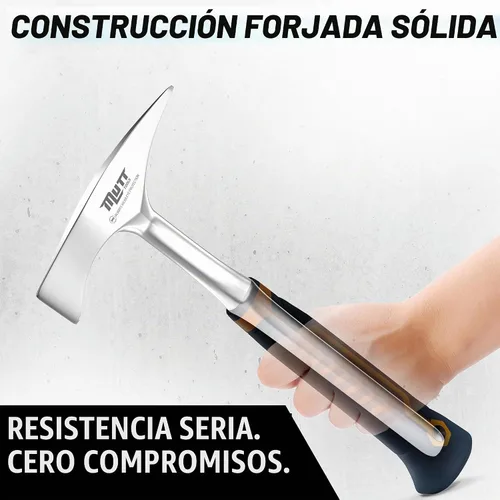 Vista 4 de Mutt Tools - Martillo para soldadura (14 onzas), agarre ergonómico